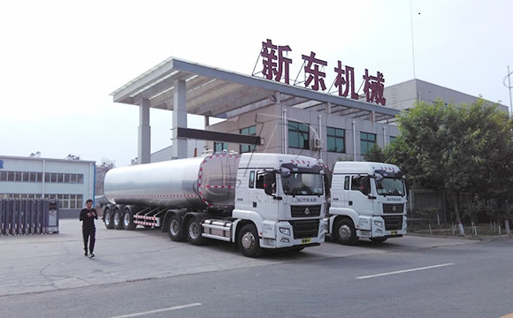 半掛牛奶運輸專用罐車