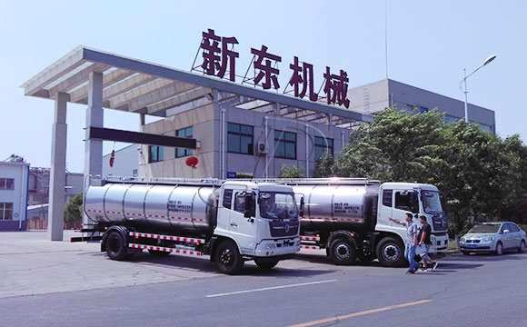 牛奶不銹鋼保溫罐車