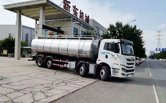 前四后六奶罐車