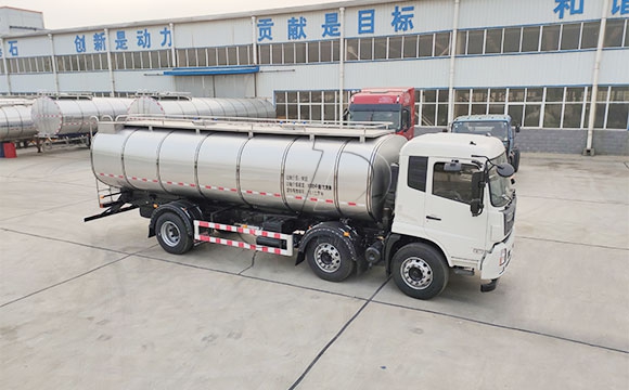 車罐一體鮮奶拉運車
