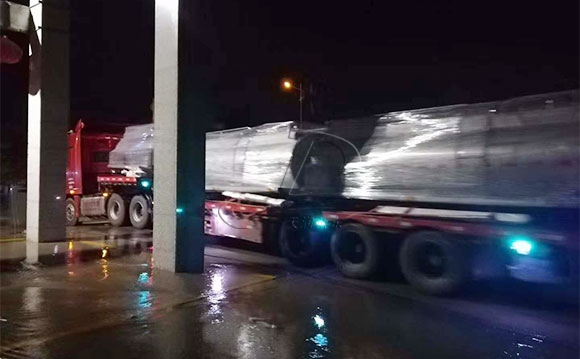 5噸不銹鋼鮮奶運輸罐