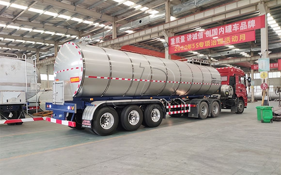 半掛牛奶運輸物流車
